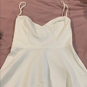 TOBI White Skater Dress